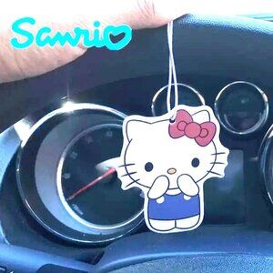 Car Air Freshener Hello Kitty Sanrio Auto Room Mirror Hanging Goth Emo Deco